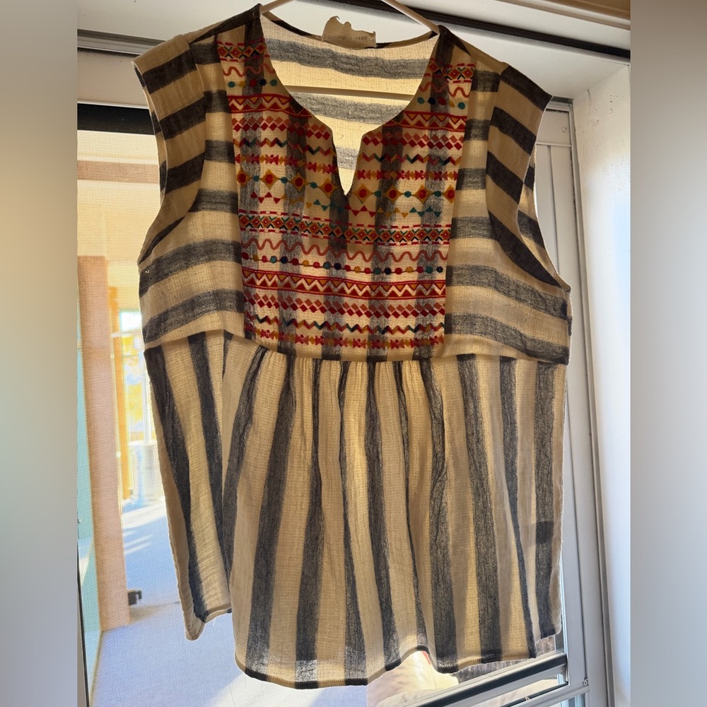 Savanna Jane Multicolor Striped Top